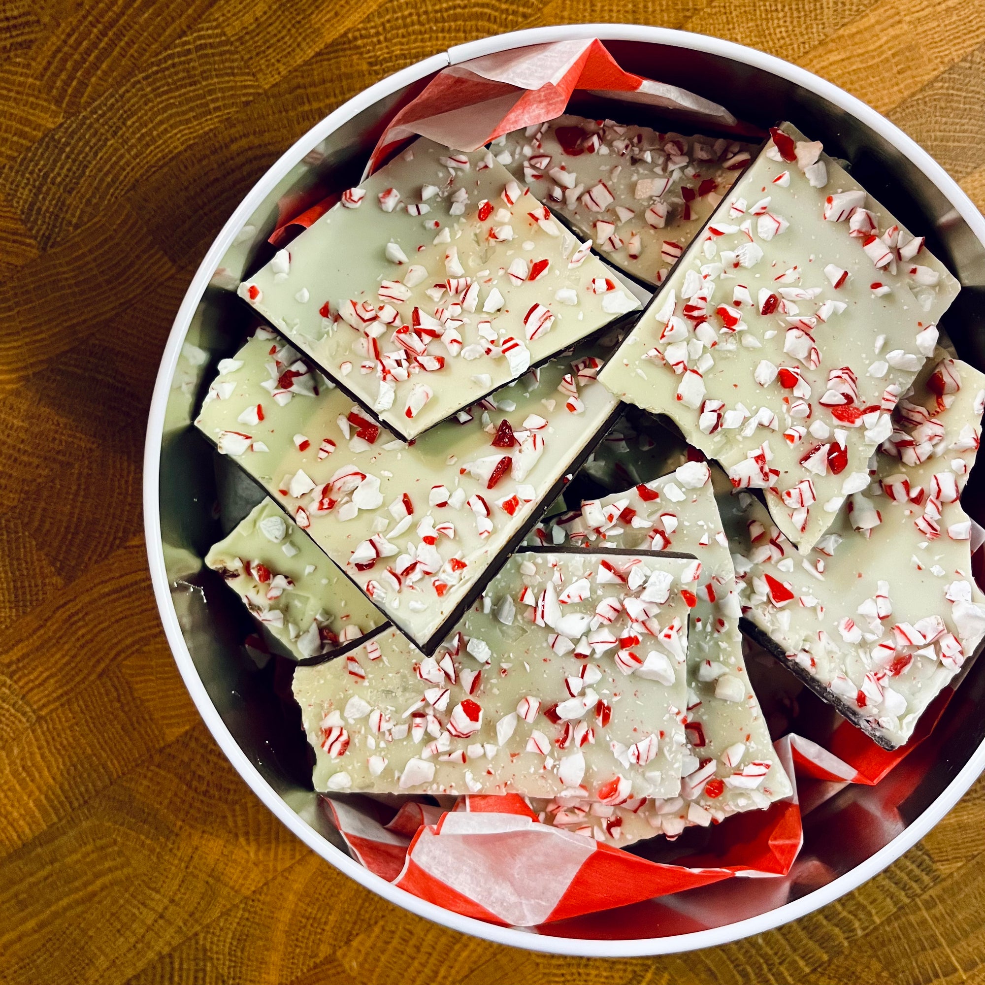 Peppermint Bark Tin